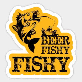 Beer Fishy Fishy Sticker